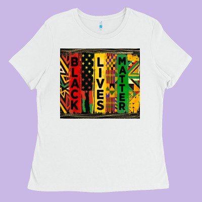 Black Lives Matter Tumbler Ladies Tee Designed By Hra Design Shop