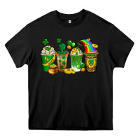 Black st. patricks day coffee drinks Heavy Core Tee - Neo Western
