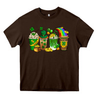Chocolate Brown st. patricks day coffee drinks Heavy Core Tee - Neo Western