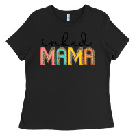 Black inked mama artistshot Ladies Tee - JahusDesignShop
