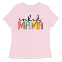 Bubblegum Pink inked mama artistshot Ladies Tee - JahusDesignShop