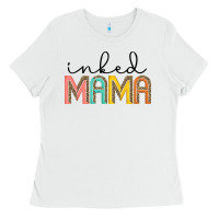 White inked mama artistshot Ladies Tee - JahusDesignShop
