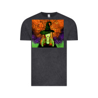 Vintage Black halloween witch tumbler Vintage Tee - Jasminsmagicworld