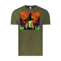 Vintage Olive halloween witch tumbler Vintage Tee - Jasminsmagicworld