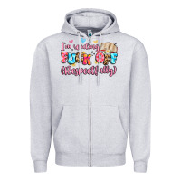 Heather Grey i'm reading fuck off respectfully Zipper Hoodie - Artiststas