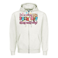 Oatmeal Heather i'm reading fuck off respectfully Zipper Hoodie - Artiststas