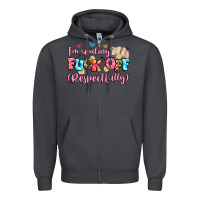 Smoke i'm reading fuck off respectfully Zipper Hoodie - Artiststas