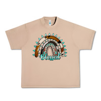 Burro blessed rainbow cowhide aztec Urban Heavy Tee - Jasminsmagicworld