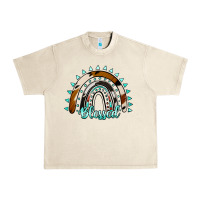 Sandshell blessed rainbow cowhide aztec Urban Heavy Tee - Jasminsmagicworld