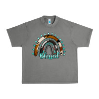 Tornado blessed rainbow cowhide aztec Urban Heavy Tee - Jasminsmagicworld