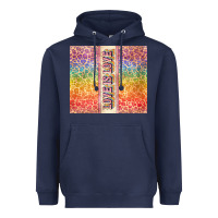 Navy Love is love Pride LGBTQ+ Heavyweight Hoodie - NancyCooperArtShop