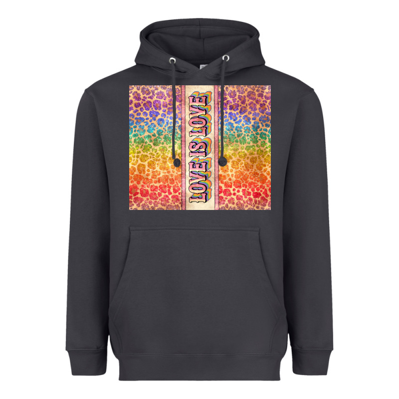 Love Is Love Pride Lgbtq+ Heavyweight Hoodie by NancyCooperArtShop | Teevron