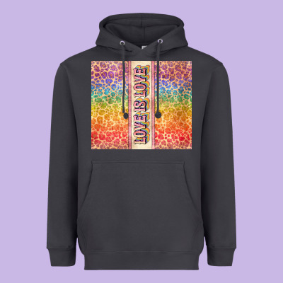Love Is Love Pride Lgbtq+ Heavyweight Hoodie Designed By Nancycooperartshop