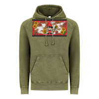 Vintage Olive ladybug gnomies license plate template Vintage Hoodie - BarkalooDesign