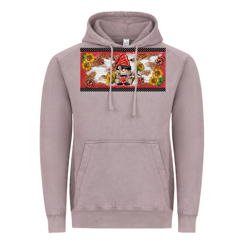 Ladybug Gnomies License Plate Template Vintage Hoodie by BarkalooDesign | Teevron