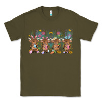 Army Green easter day baby highland cow Classic Tee - MaliasSmallBusiness