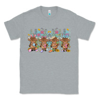 Heather Grey easter day baby highland cow Classic Tee - MaliasSmallBusiness