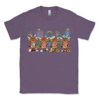 Lavender easter day baby highland cow Classic Tee - MaliasSmallBusiness