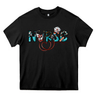 Black nurse Heavy Core Tee - SublimationCraftShop