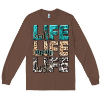 Chestnut wife life wife mom life best Long Sleeve Tee - NancyCooperArtShop