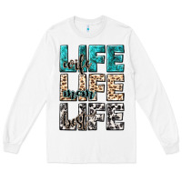 White wife life wife mom life best Long Sleeve Tee - NancyCooperArtShop