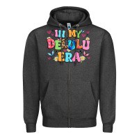 Charcoal Heather in my delulu era Zipper Hoodie - Artiststas