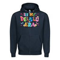 Navy in my delulu era Zipper Hoodie - Artiststas