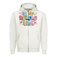 Oatmeal Heather in my delulu era Zipper Hoodie - Artiststas