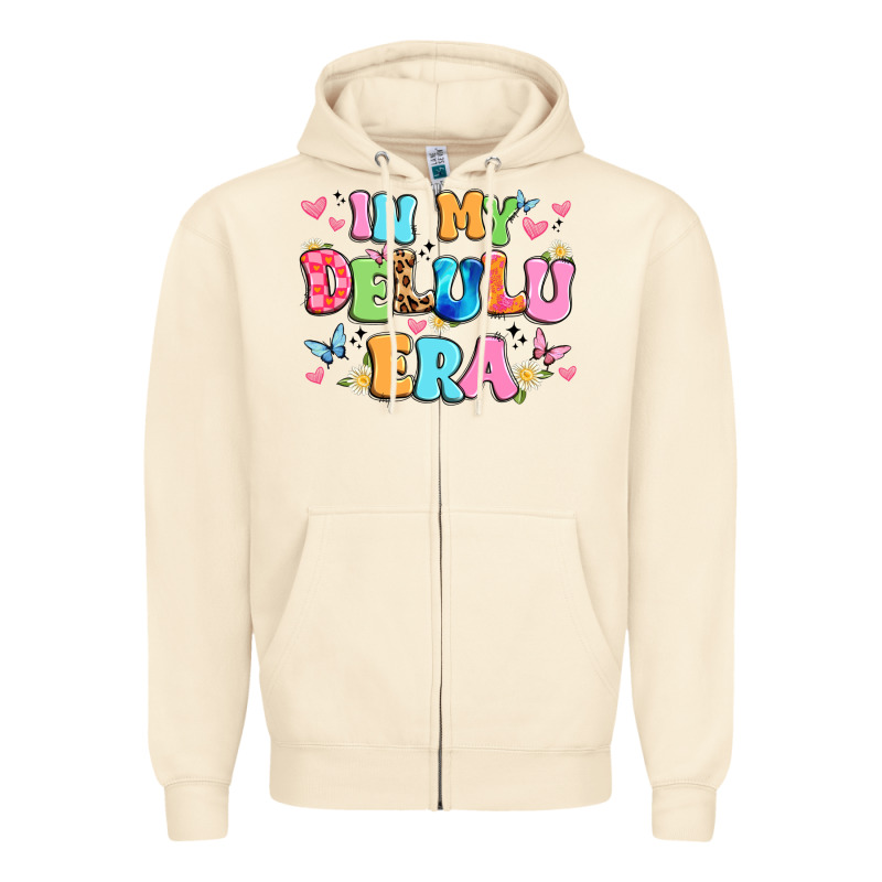 In My Delulu Era Zipper Hoodie by Artiststas | Teevron