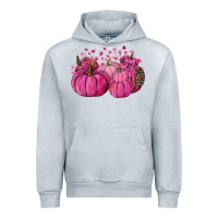 Heather Grey Cancer Pumpkins Urban Hoodie - FaDigitalArtStudio