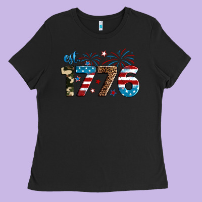 Est. 1776 Ladies Tee Designed By Neo Western