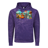 Cloud Purple American football coffee Vintage Hoodie - Jasminsmagicworld