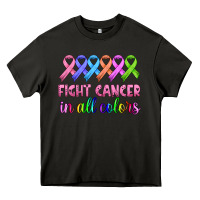 Asphalt fight cancer in all colors Heavy Core Tee - HRA Design Shop