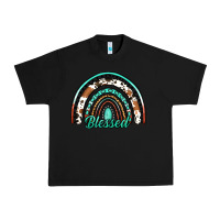 Black blessed western rainbow Urban Heavy Tee - Jasminsmagicworld