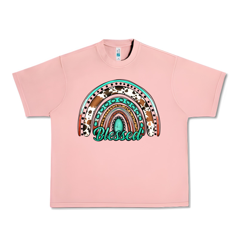 Blessed Western Rainbow Urban Heavy Tee by Jasminsmagicworld | Teevron