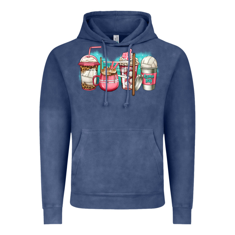 Volleyball Coffee Vintage Hoodie by Jasminsmagicworld | Teevron