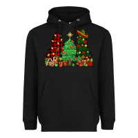 Black Mexican Christmas trees Heavyweight Hoodie - NancyCooperArtShop