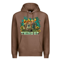 Chestnut Back that thing up Premium Hoodie - HowdyJamesFarm