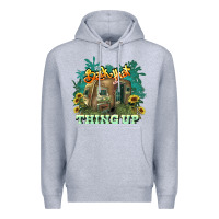 Heather Grey Back that thing up Premium Hoodie - HowdyJamesFarm