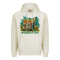 Oatmeal Heather Back that thing up Premium Hoodie - HowdyJamesFarm