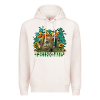 Pale Pink Back that thing up Premium Hoodie - HowdyJamesFarm