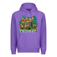 Purple Back that thing up Premium Hoodie - HowdyJamesFarm