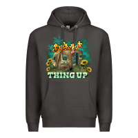Smoke Back that thing up Premium Hoodie - HowdyJamesFarm