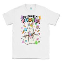 White so peepin boujee Classic Tee - MaliasSmallBusiness