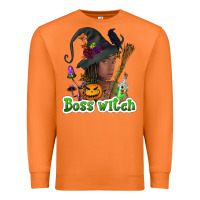 Carrot Boss witch afro Premium Sweatshirt - NancyCooperArtShop