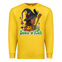 Lemon Boss witch afro Premium Sweatshirt - NancyCooperArtShop