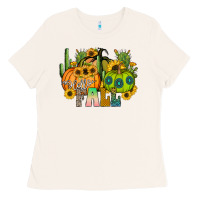 Bone hello fall Ladies Tee - CowhideDigitalArt