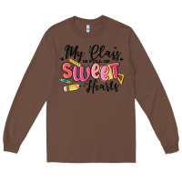 Chestnut my class is full of sweethearts Long Sleeve Tee - MaliasSmallBusiness