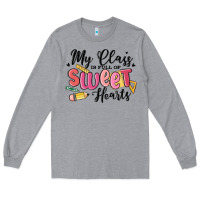 Heather Grey my class is full of sweethearts Long Sleeve Tee - MaliasSmallBusiness