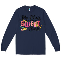 Navy my class is full of sweethearts Long Sleeve Tee - MaliasSmallBusiness